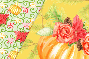 Pumpkins Digital Paper Pack.