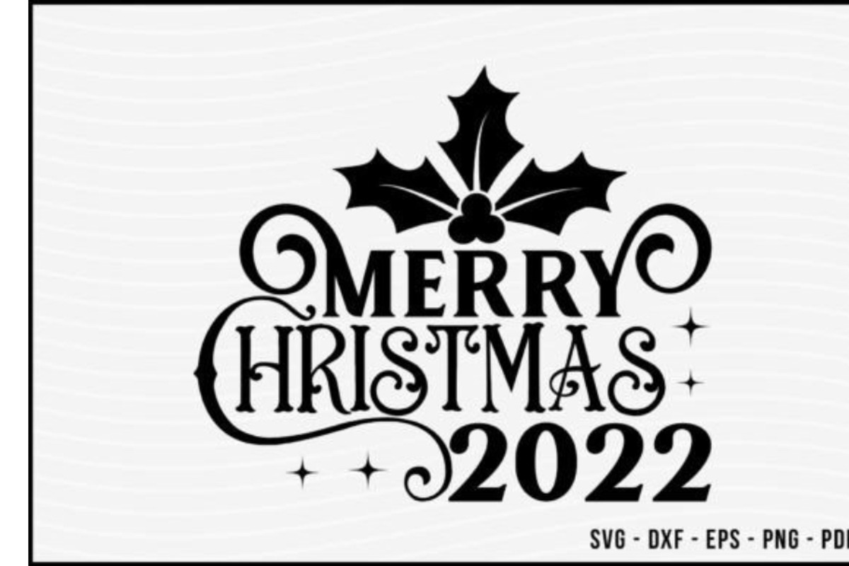 Christmas Black SVG Bundle, an Object Graphic by BeeCraftR (Photo 4 of 10)