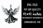 Black and White Christmas Clipart, an Illustration by Designking (Thumbnail 3 of 5)