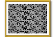 Flower pattern. Seamless black and, a Decorative Illustration by RODINA (Thumbnail 2 of 3)