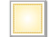 Floral Modern Vector Frame, a Texture Graphic by FineArtStudio (Thumbnail 3 of 3)