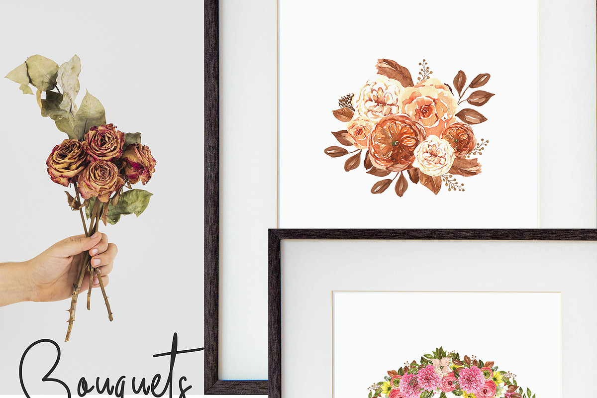 AUTUMN SEASON watercolor collection, a Seasonal Illustration by Julia Bogdan (Photo 9 of 11)