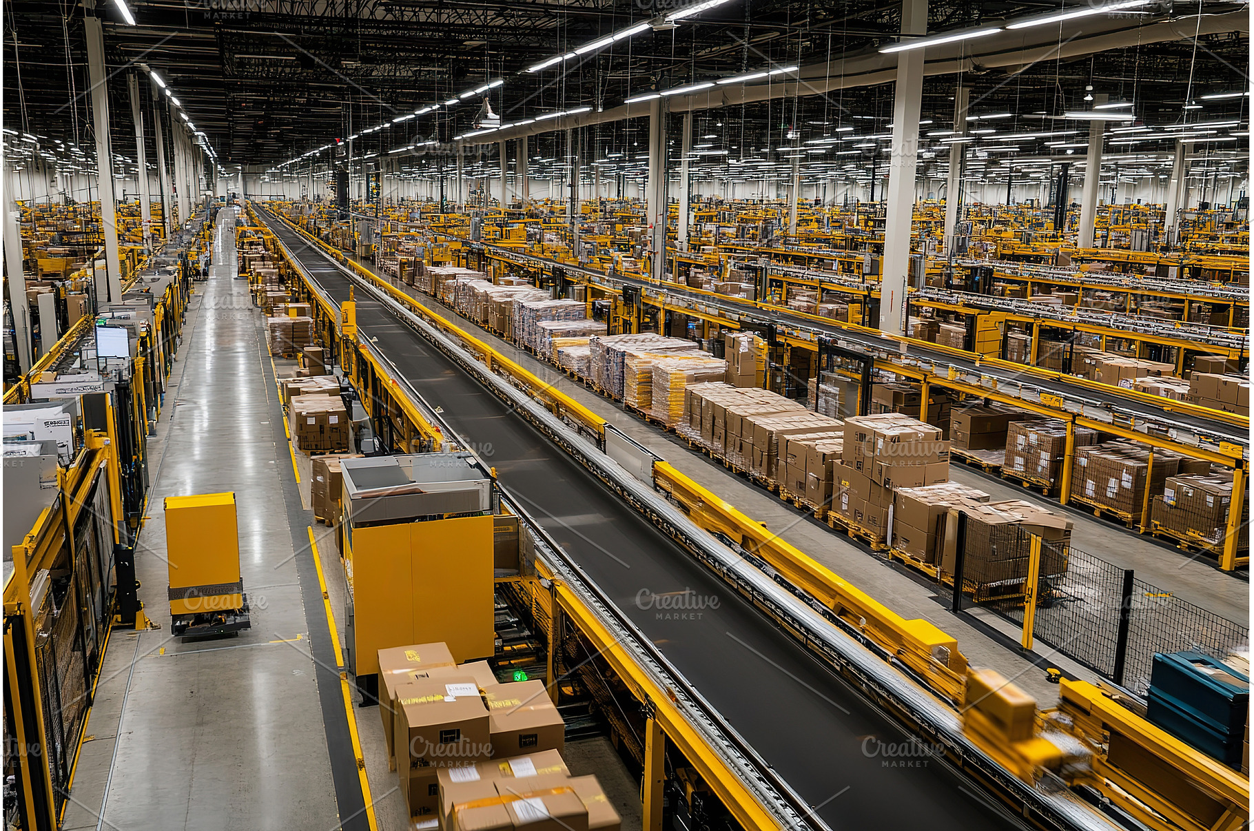 Automated sorting system equipment, a Transportation Photo by Lermont51