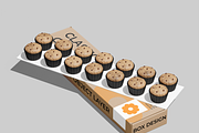 Classic Cupcakes Box Mockup, a Packaging Mockup by Bartama Graphic (Thumbnail 3 of 3)