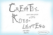 Koto-Letters - Alphabets+cats, a Decorative Illustration by Zooza Art (Thumbnail 2 of 9)