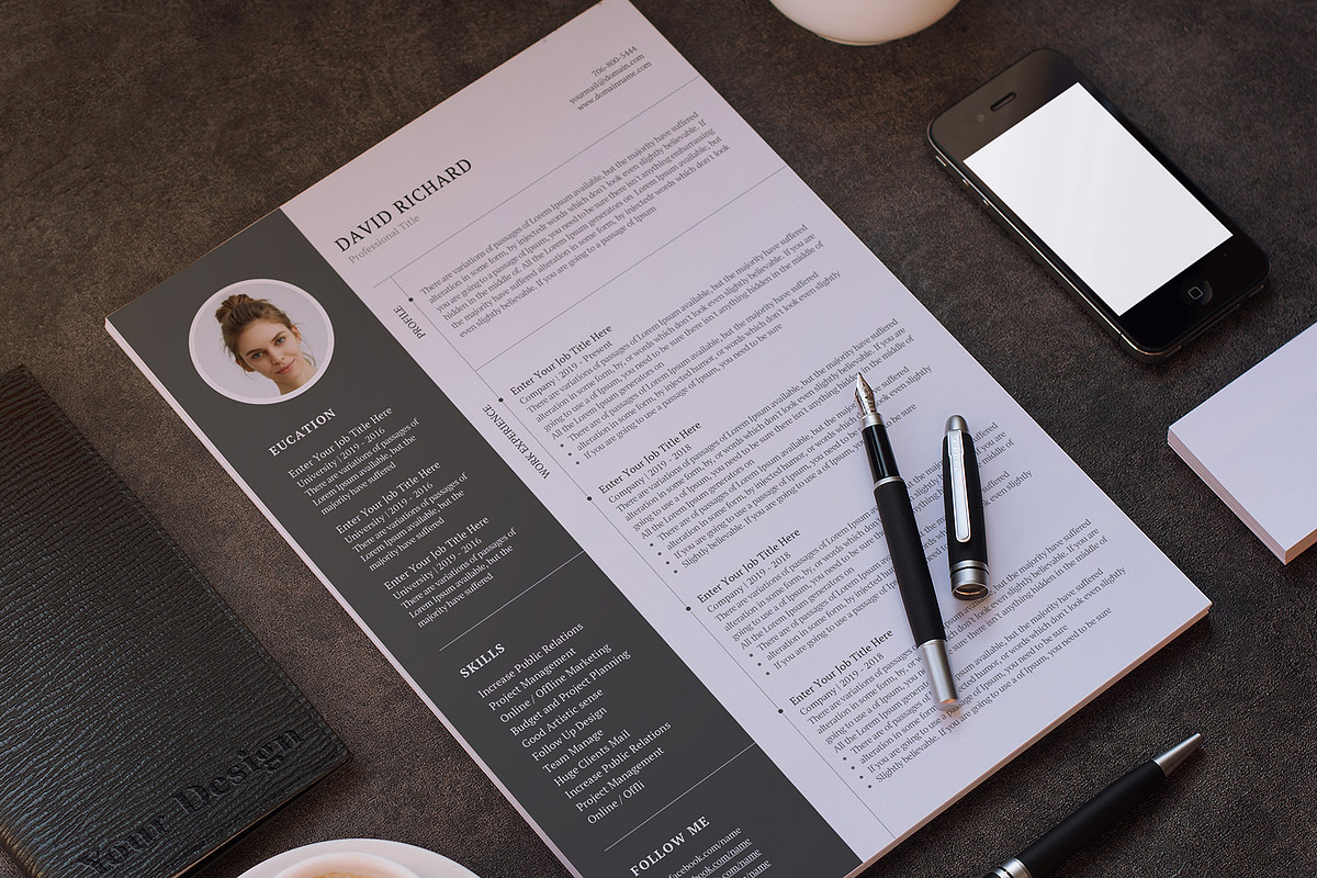 Resume, a Resume Template by paulresume (Photo 3 of 3)