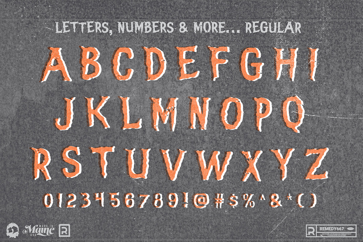 House of Evil - Vintage Horror Font, a Sans Serif Font by Remedy667 (Photo 6 of 6)
