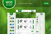Modstore - Online Shop PSD Template, a Templates & Theme by bestwebsoft (Thumbnail 1 of 5)