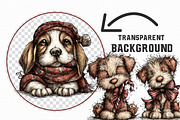 Festive Dog Winter Clipart, an Illustration by Libby Wishes (Thumbnail 7 of 8)