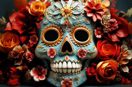 Artistic Catrina for the Day of the, an Abstract Photo by Perpis