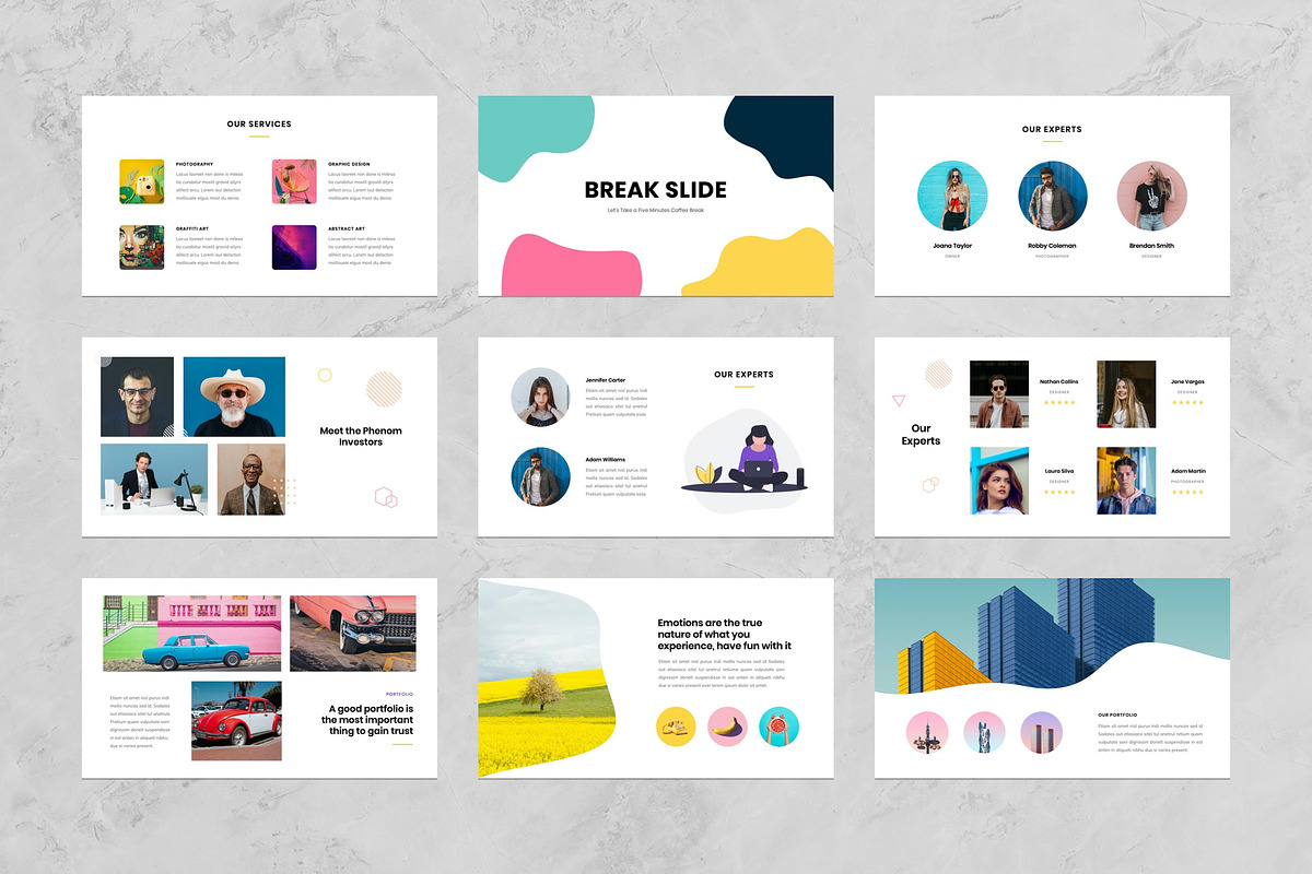 Creative Slides Presentation, a Presentation Template by Flat Icons