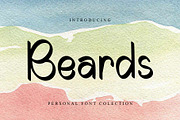 Beards, a Serif Font by Gia Letter (Thumbnail 1 of 6)