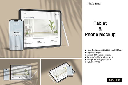 Tablet & Phone Mockup