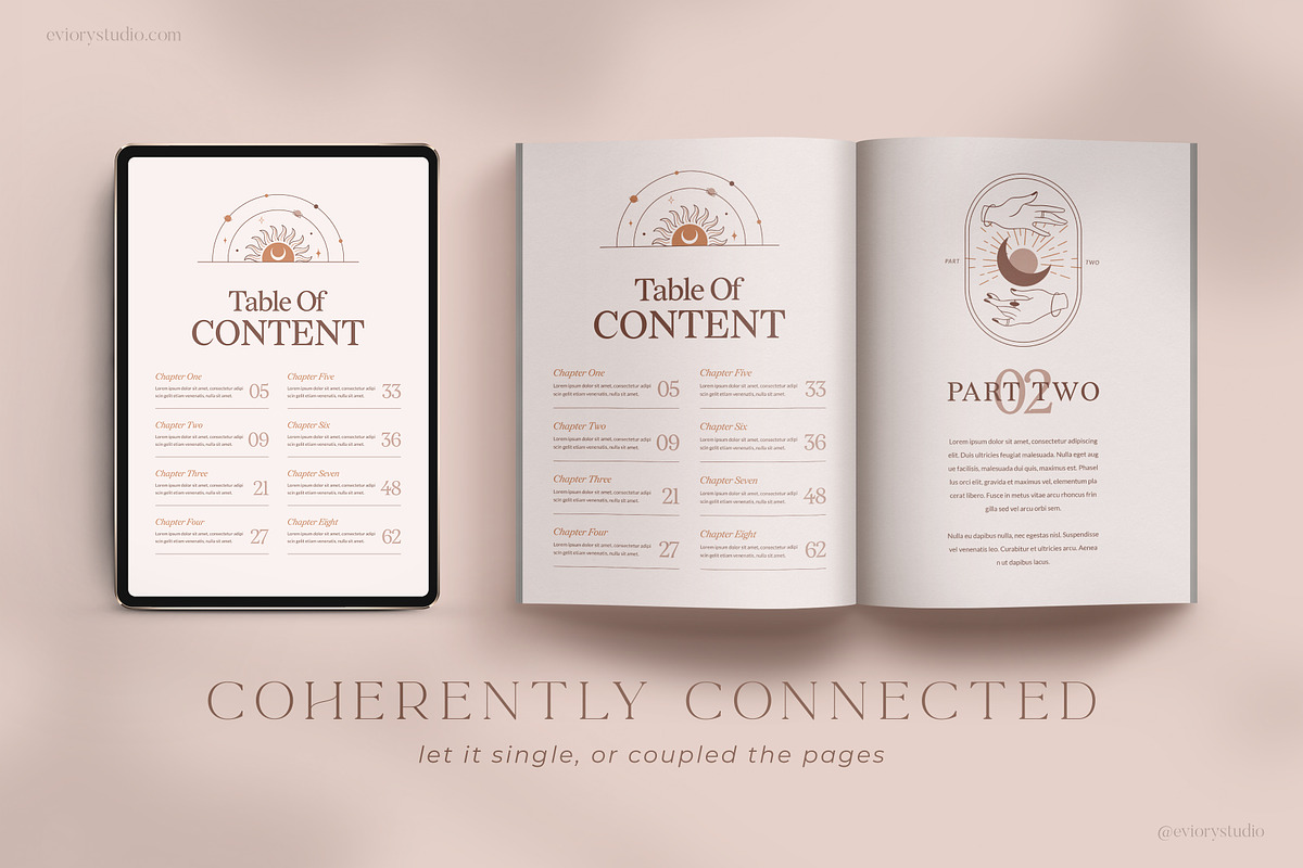 Wellness Workbook Creator | CANVA PS, a Magazine Template by Eviory (Photo 10 of 45)