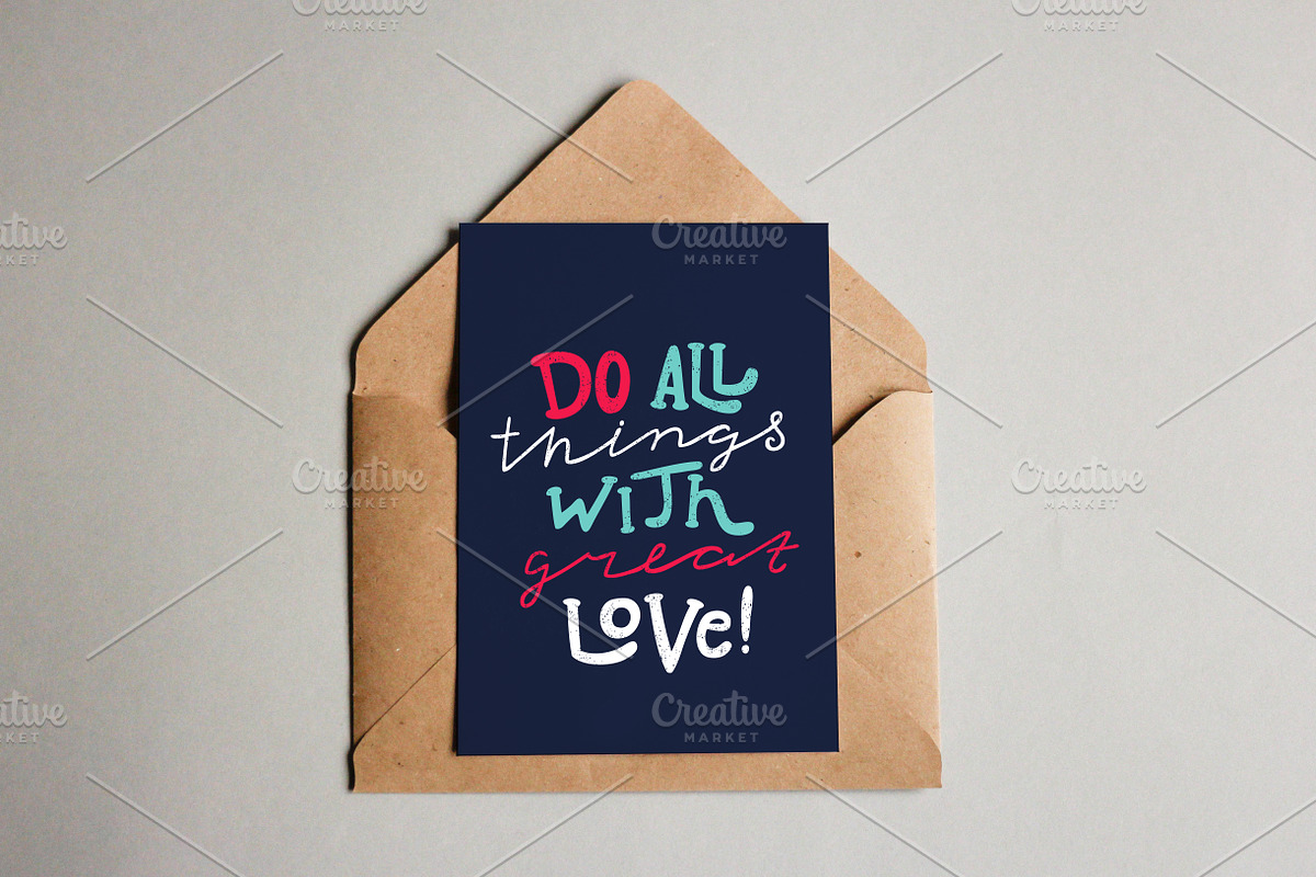 Valentine's Day greeting cards+bonus, a Texture Illustration by Wewhitelist (Photo 4 of 6)