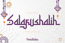 Salafushalih | Modern Arabic Font