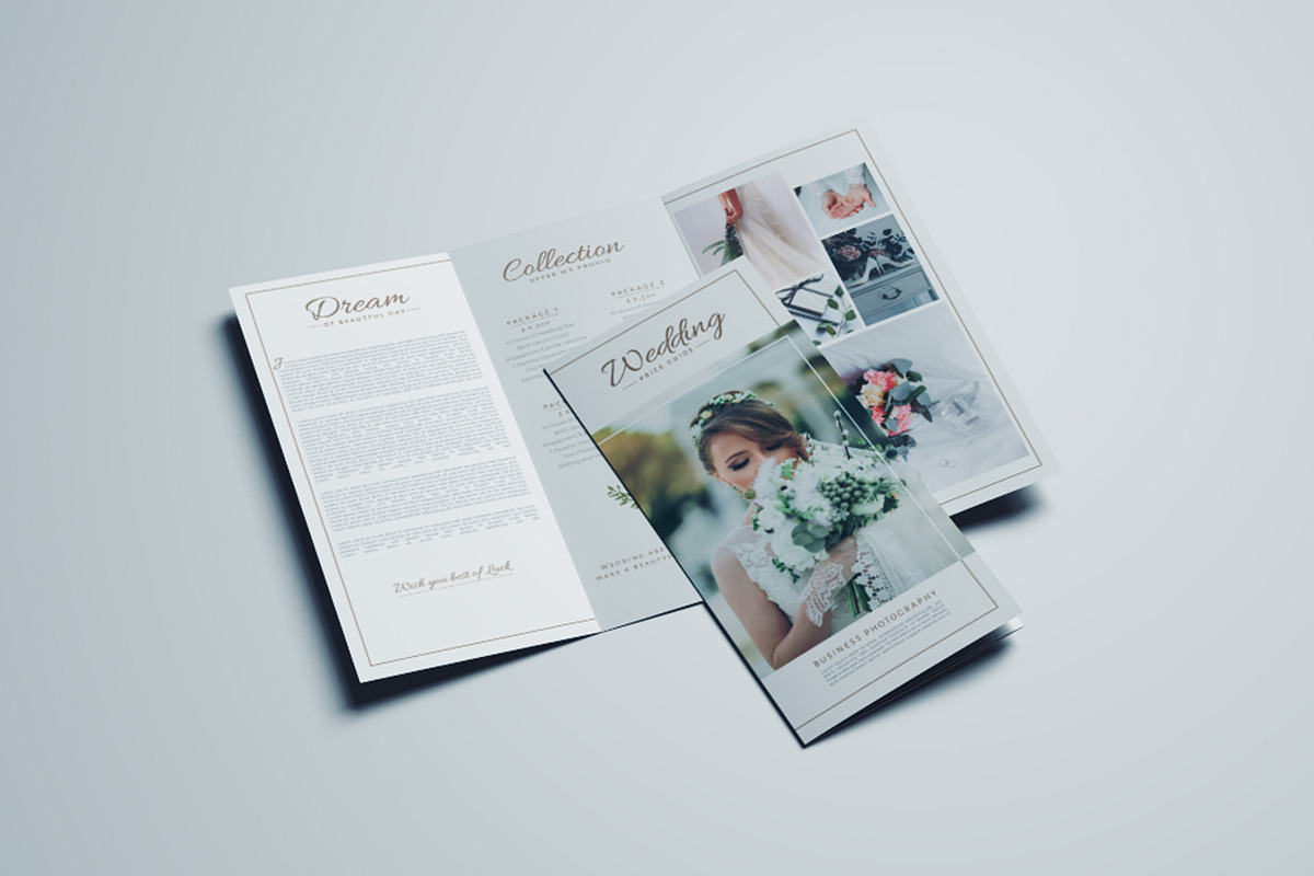 Wedding Business Trifold Brochure, a Brochure Template by Design with Qurat (Photo 5 of 8)