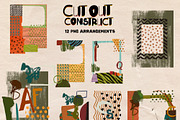Fall Abstract Backgrounds & Cut Outs, a Decorative Illustration by whiteheartdesign (Thumbnail 19 of 28)