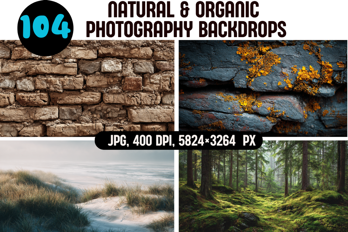 Natural & Organic Photo Backdrops, a Background Graphic by PrintHaven Designs (Photo 1 of 11)
