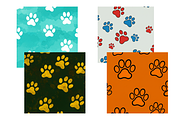 Cute Paw Print Seamless Pattern Pack, a Texture Illustration by BerryPieArt (Thumbnail 3 of 3)