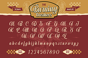 Burning Breakers -  Trio Fonts, a Script Font by Burntilldead (Thumbnail 2 of 12)