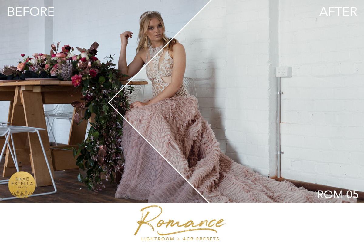 Perfect Wedding Presets, an Action Add-On by Shae Estella Photo (Photo 2 of 6)