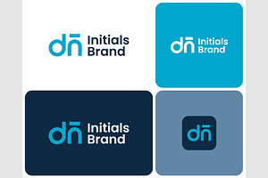 Letter DN Curve Line Clean Logo, a Branding & Logo Template by ika trisiana