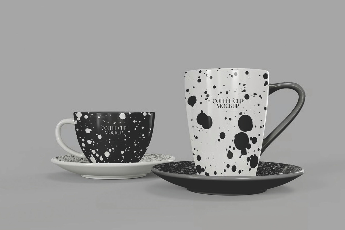 Ceramic Mugs Mockup, a Cups & Container Mockup by skybluecreative (Photo 2 of 3)