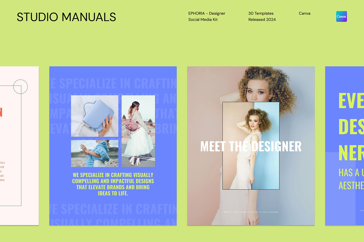 EPHORIA - Designer Social Media Kit, a Social Media Template by Studio Manuals (Photo 2 of 8)
