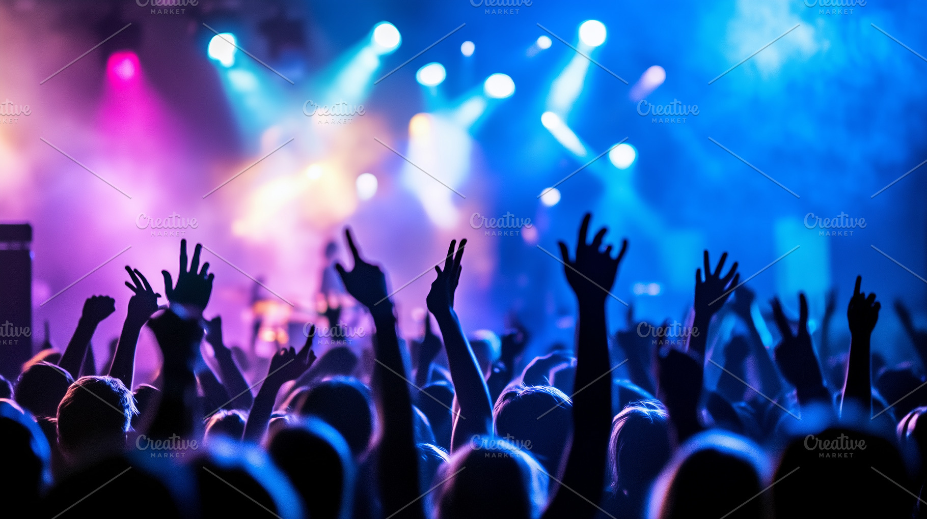 Vibrant concert scene with a cheer, an Arts & Entertainment Photo by MistyDay
