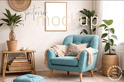 Frame Mockup Interior PSD JPG PNG, a Product Mockup by Mockup Shop (Thumbnail 1 of 2)