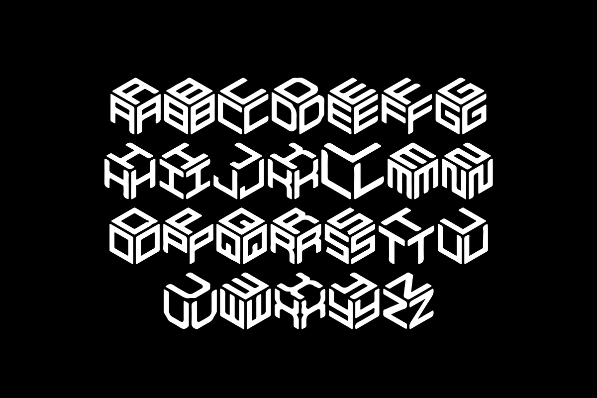 Cubica, a Font by Dz Akali (Photo 4 of 4)