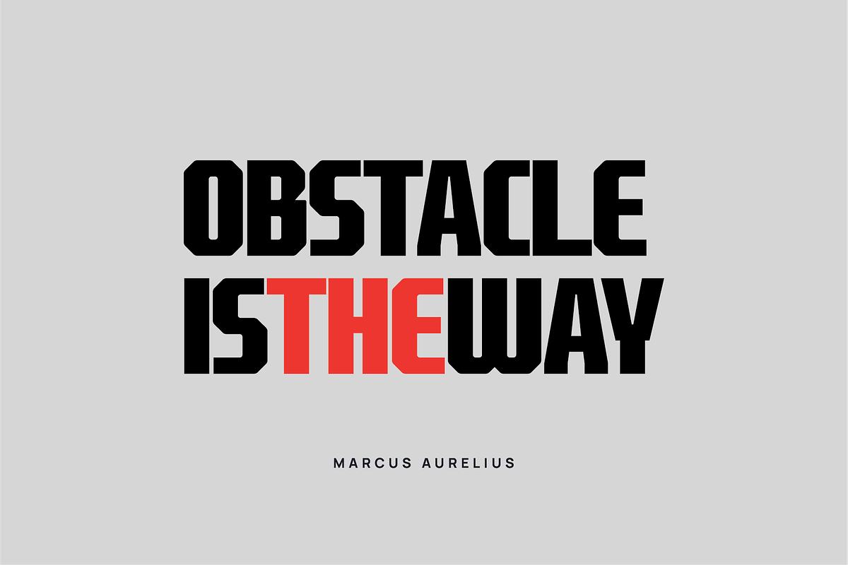 Ared-Blocky Condensed Display Font, a Sans Serif Font by Ebad Designs (Photo 7 of 7)