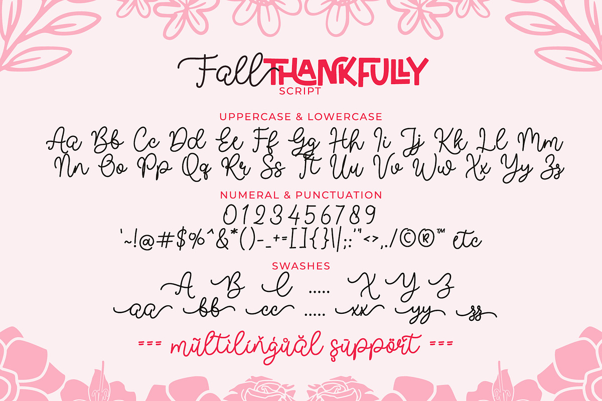 Fall Thankfully Fun & Cute Font Duo, a Handwritten Font by Airotype (Photo 10 of 12)