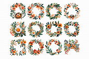 Watercolor Floral Frames Spring PNG, an Illustration by Libby Wishes (Thumbnail 2 of 7)