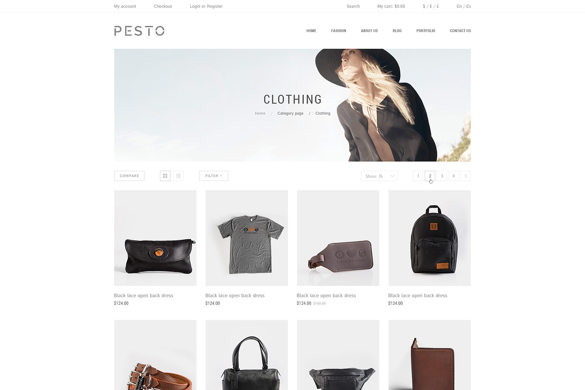 Pesto - eCommerce PSD Template, a Websites & App Template by Promokit (Photo 10 of 37)