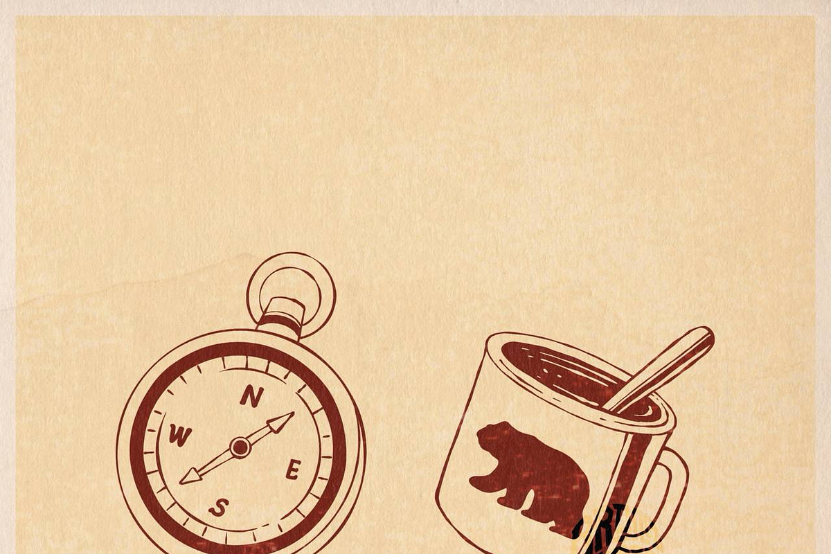 Vintage camping icons, an Object Illustration by Bromz Studio (Photo 3 of 6)