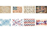 4th of July Celebration Grunge, a Texture Illustration by VetalStock (Thumbnail 2 of 3)