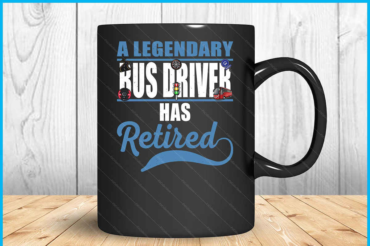 Retired Bus Driver Retirement SVG PNG
