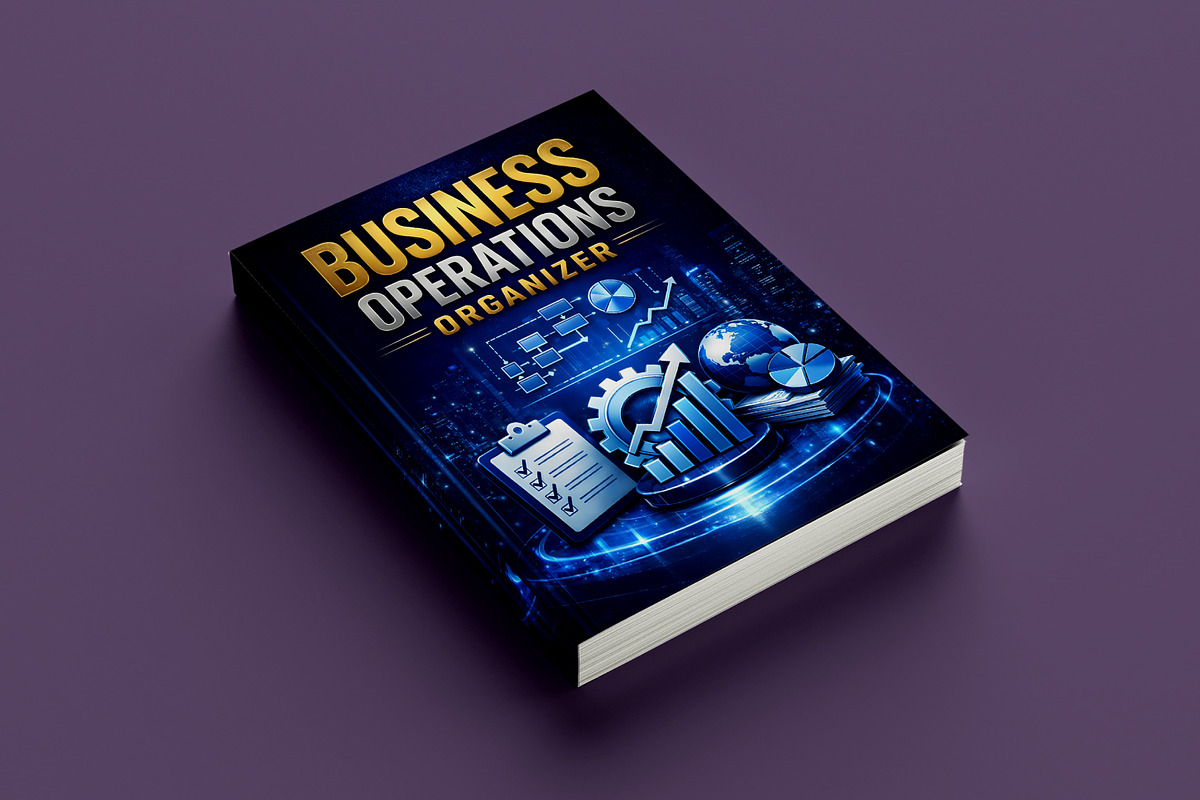 Business Operations Organizer Canva, a Stationery Template by Mustafiz (Photo 2 of 7)