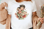 Whimsical Father and Child, a Seasonal Illustration by CreationArt (Thumbnail 5 of 5)