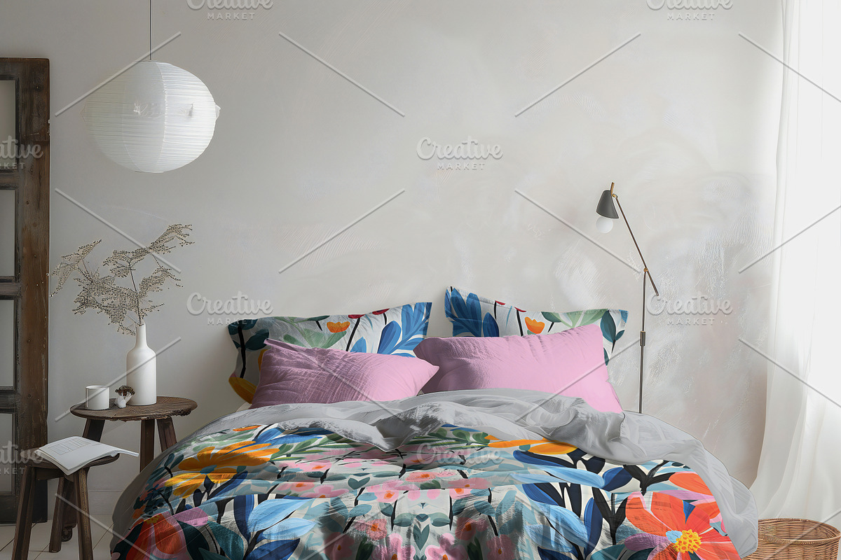 Bedding Set  Mockup, a Product Mockup by Nora Gad (Photo 11 of 13)