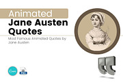 Animated Jane Austen Quotes, a Social Media Template by Graphicspixel (Thumbnail 1 of 4)
