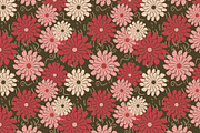 Boho Floral Seamless Pattern, a Pattern Graphic by Sharon Schwalbe (Thumbnail 4 of 5)