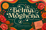 Belma Moghena - Decorative Serif, a Serif Font by Bring To Type (Thumbnail 1 of 10)
