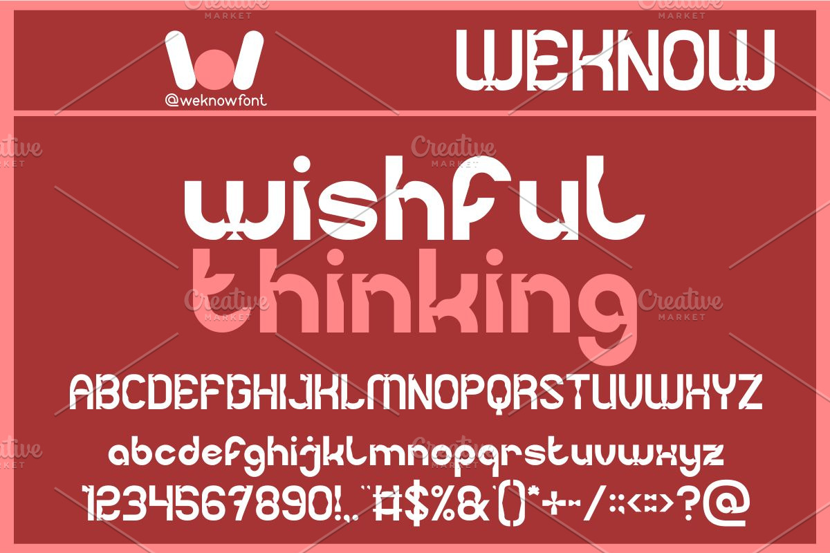 Imaginary font, a Font by weknow (Photo 4 of 8)