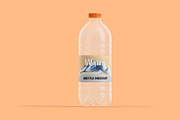 Plastic transparent bottle mockup, a Cups & Container Mockup by GraphicVil (Thumbnail 8 of 9)
