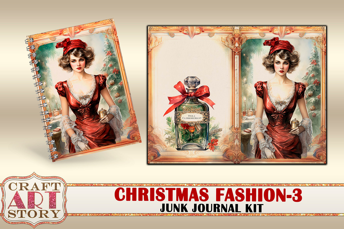 Christmas Fashion-3, a Person Illustration by CraftArtStory (Photo 2 of 7)