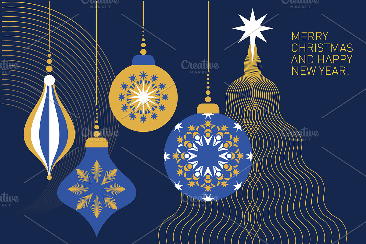 Christmas Cards & Patterns, a Seasonal Illustration by lenlis (Photo 1 of 12)