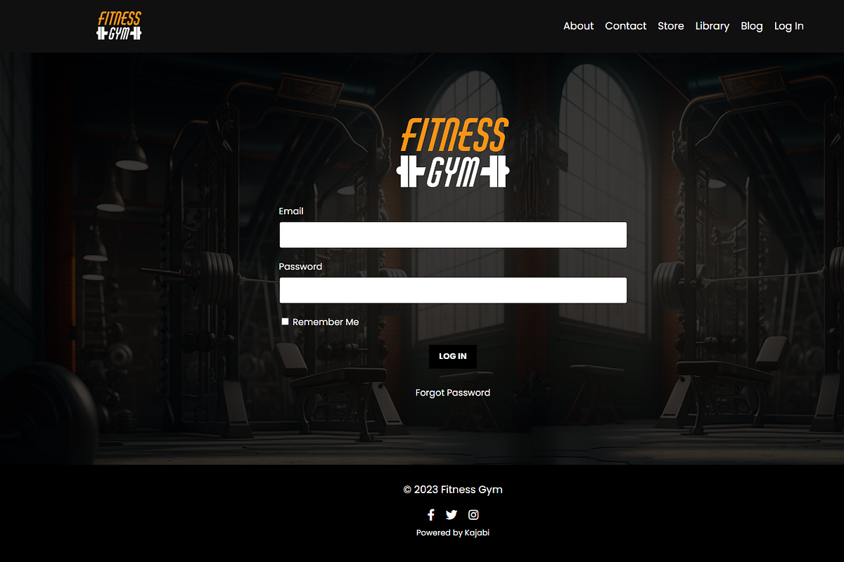 Kajabi Dark Fitness Website Theme, a Landing Page Template by ZohairKhanLtd (Photo 6 of 10)